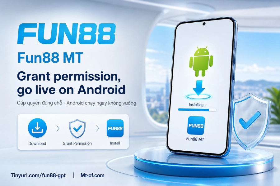 cài Fun88 Android bật quyền APK nguồn ngoài từng bước
