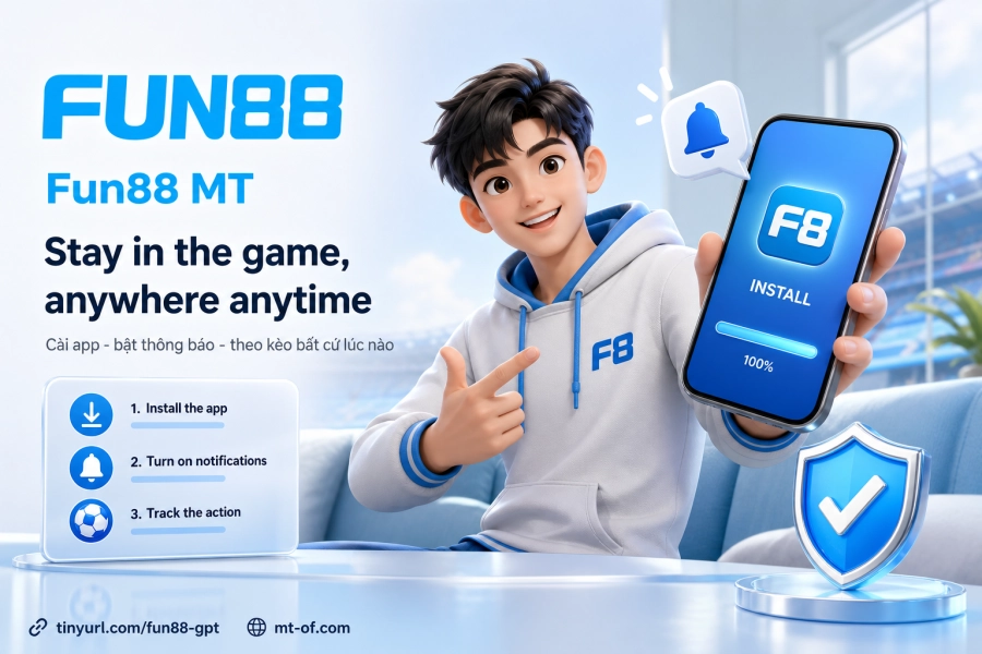 Aplikasi Fun88 Android iOS notifikasi odds hasil pertandingan taruhan sepak bola